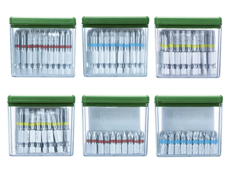 PARKSIDE® Juego de puntas, 25 mm o 50 mm, en acero S2