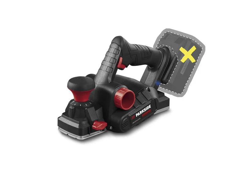 PARKSIDE PERFORMANCE® Cepillo inalámbrico PPHA 20-Li B2, sin batería ni cargador, 20 V