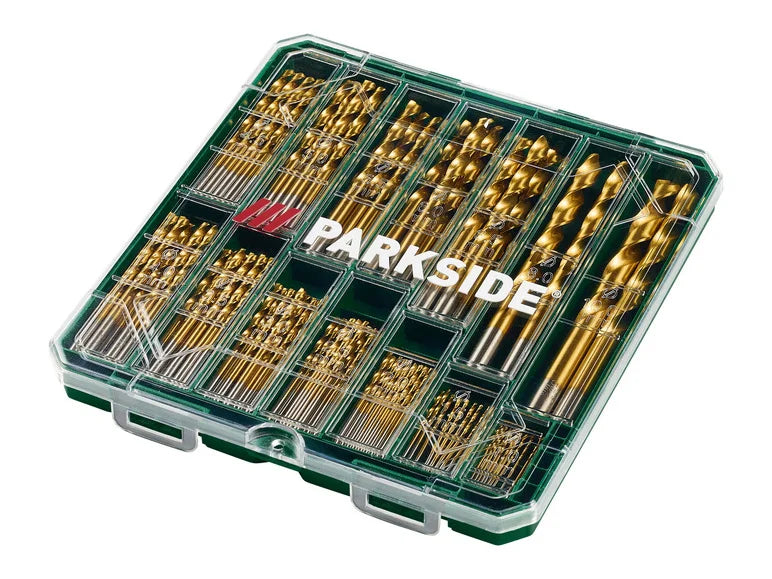 PARKSIDE® Juego de brocas HSS PBS 107 A7, 107 piezas