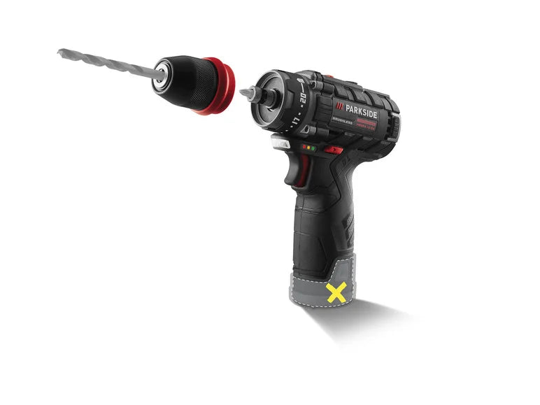 PARKSIDE PERFORMANCE® Taladro atornillador inalámbrico PBSPA 12 D4, 12 V