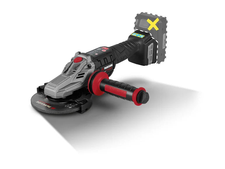 PARKSIDE PERFORMANCE® Amoladora angular inalámbrica de cabeza plana PPWSFA 20-Li A2, 20 V
