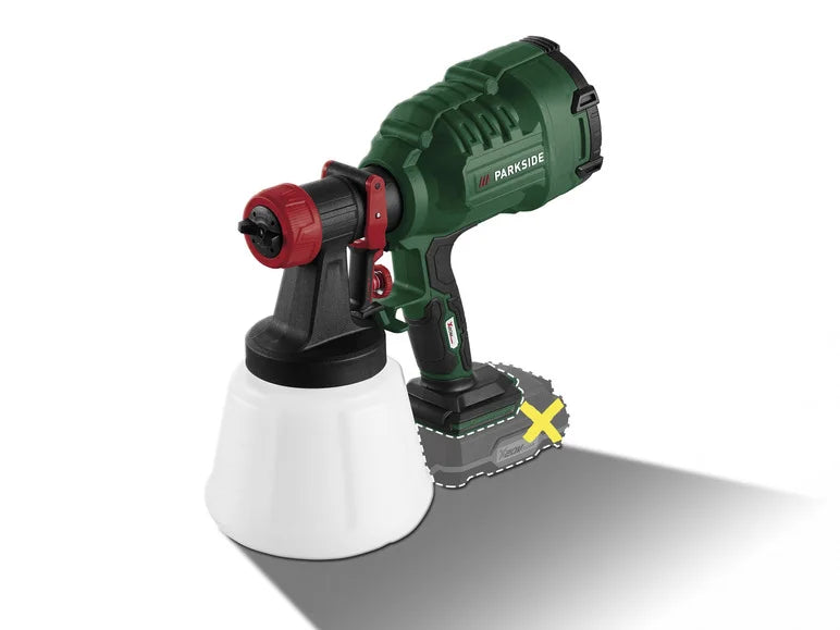 PARKSIDE® Pistola de pintura inalámbrica PFSA 20-Li C3, 20 V