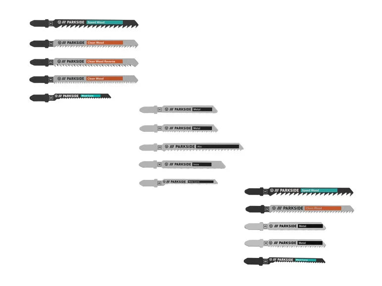 PARKSIDE® Hojas de sierra de calar PSTZ 3 A1, 5 piezas